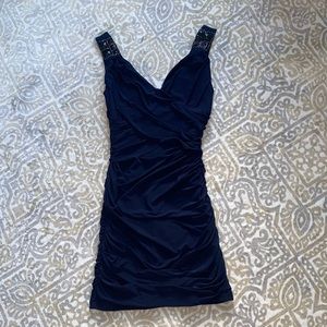 Mini navy dress!